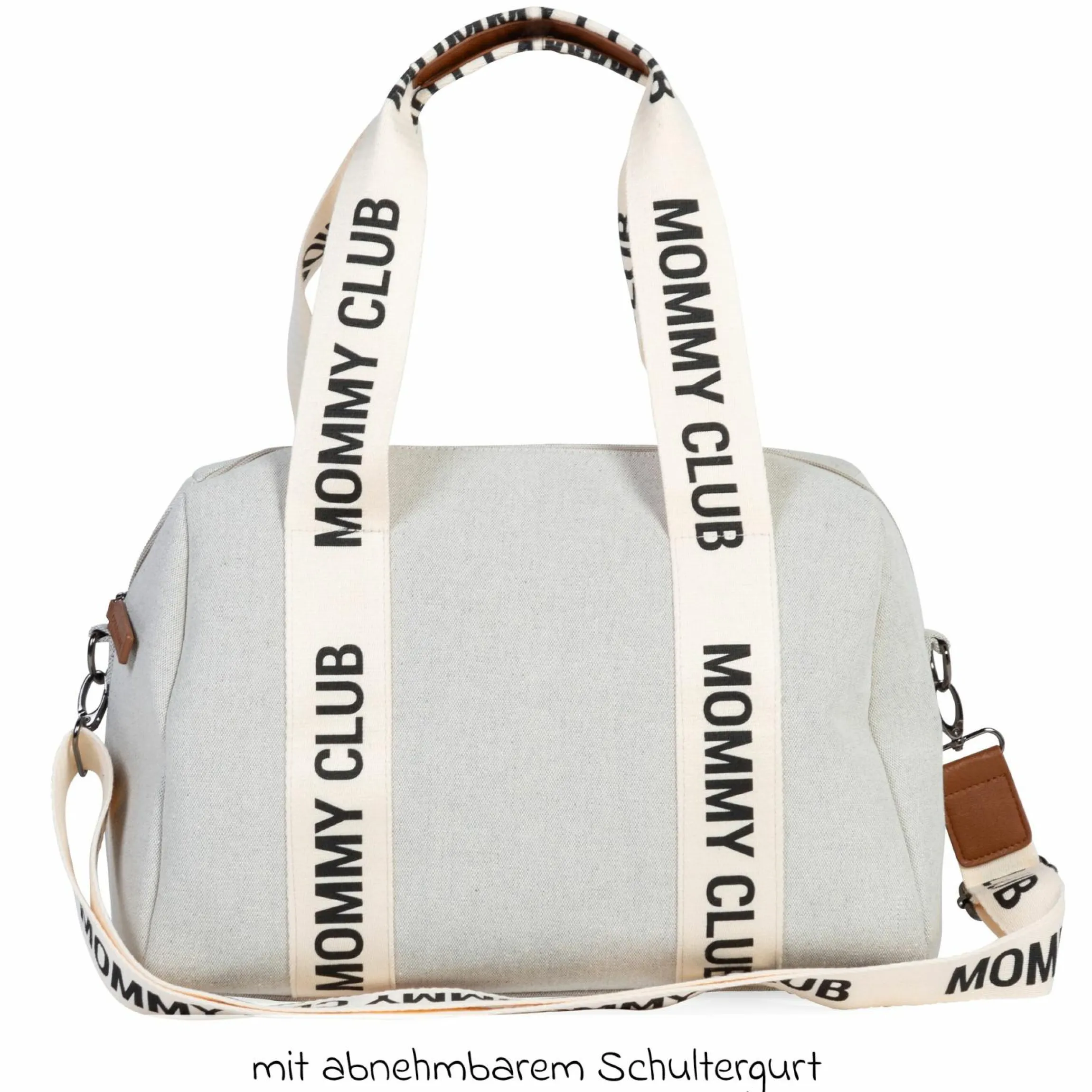 Wickeltasche Mommy Club - Signature Canvas - Offwhite