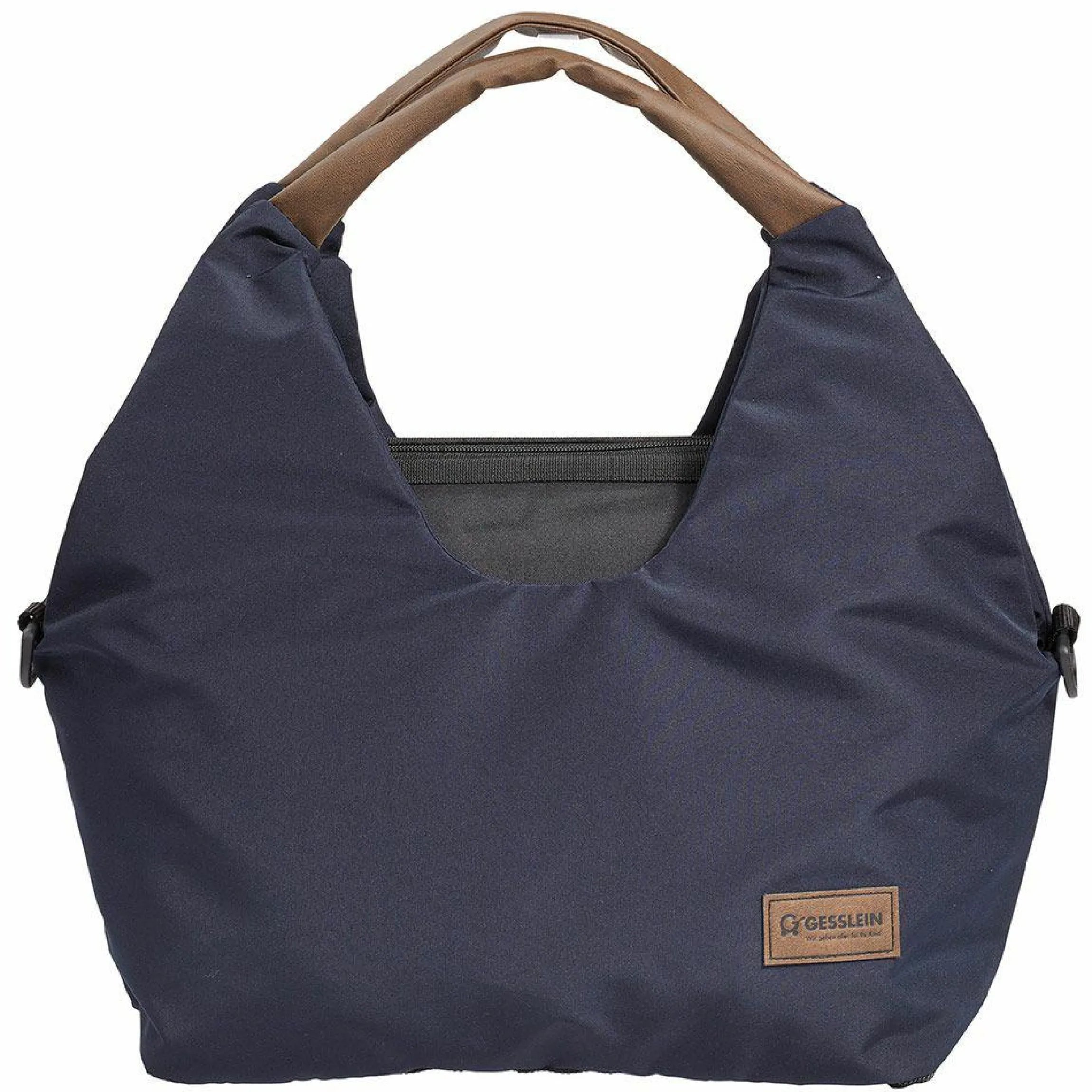 Wickeltasche N°5 mit Wickelunterlage, Reißverschlusstasche, Täschchen & Isolierbehälter - Marine - Kollektion 2024