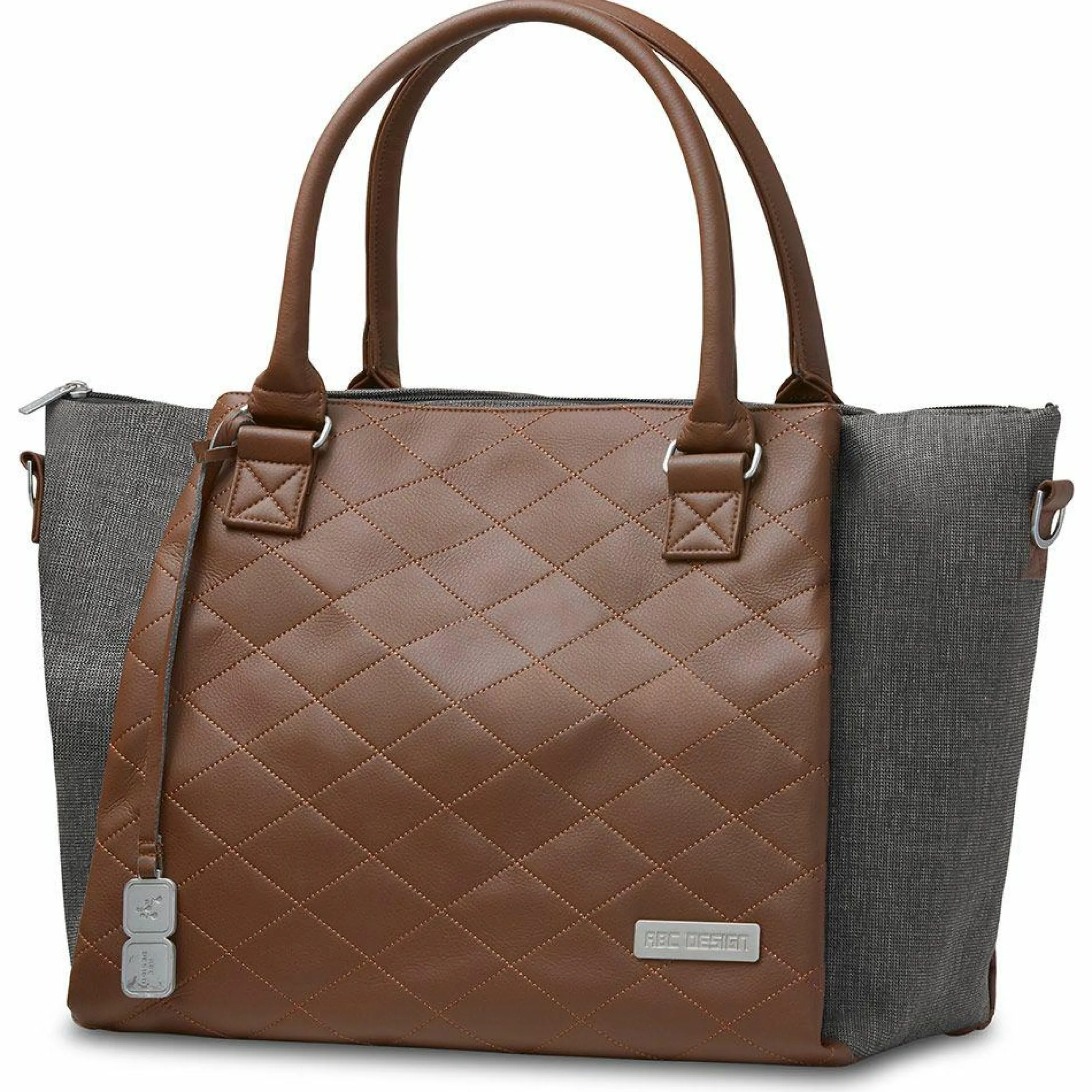 Wickeltasche Royal - inkl. Wickelunterlage und viel Zubehör - Diamond Edition - Asphalt
