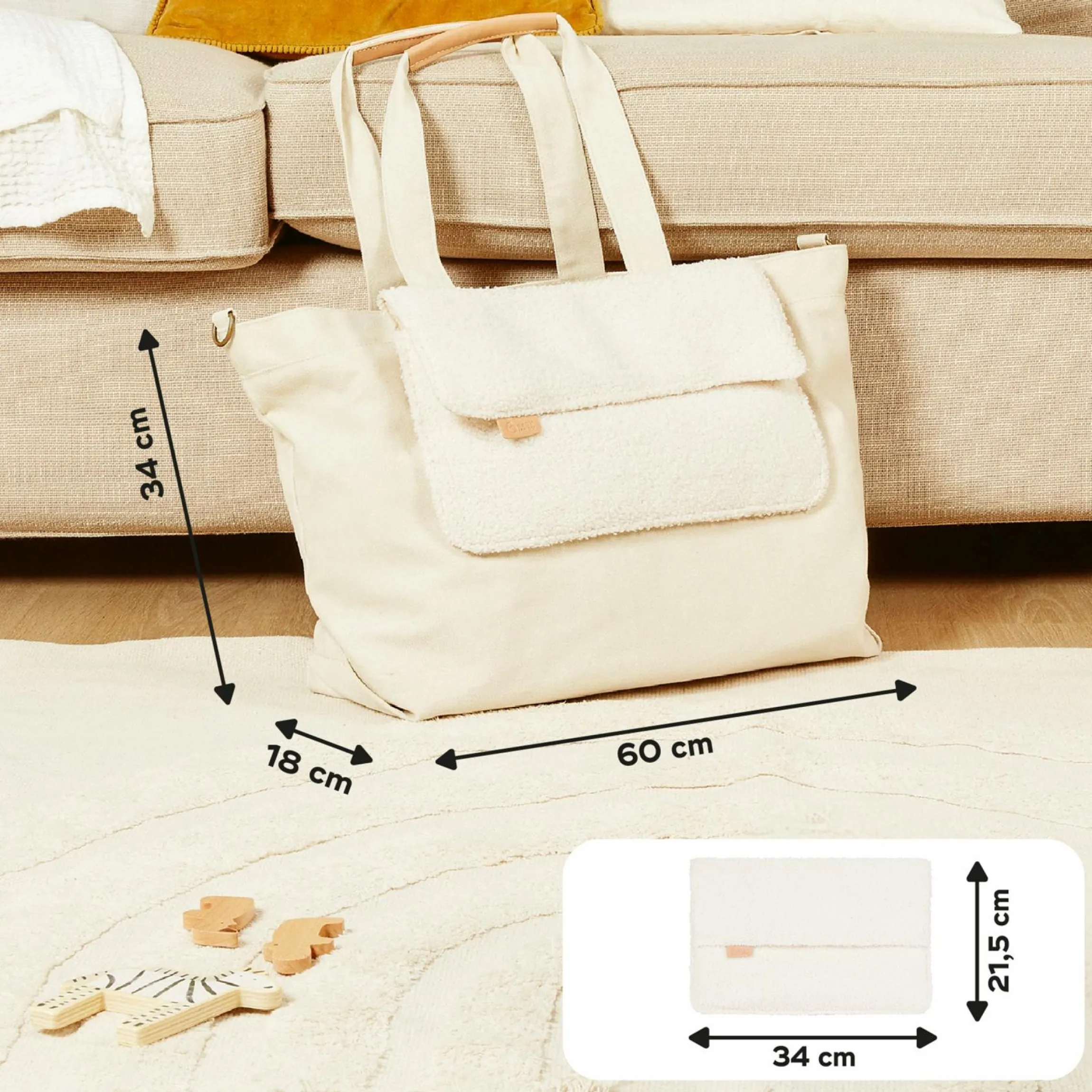 Wickeltasche Tote Bag - Sherpa