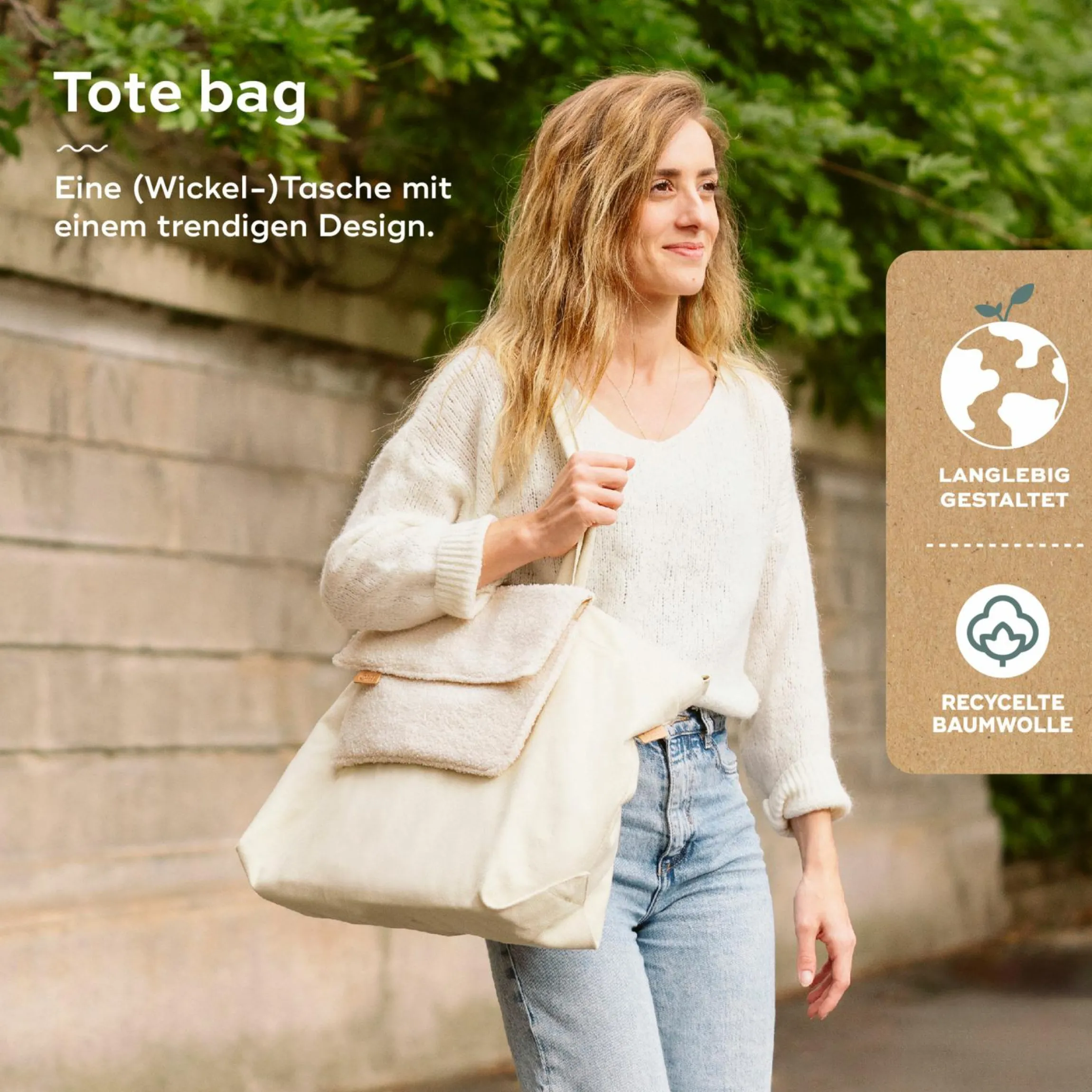 Wickeltasche Tote Bag - Sherpa