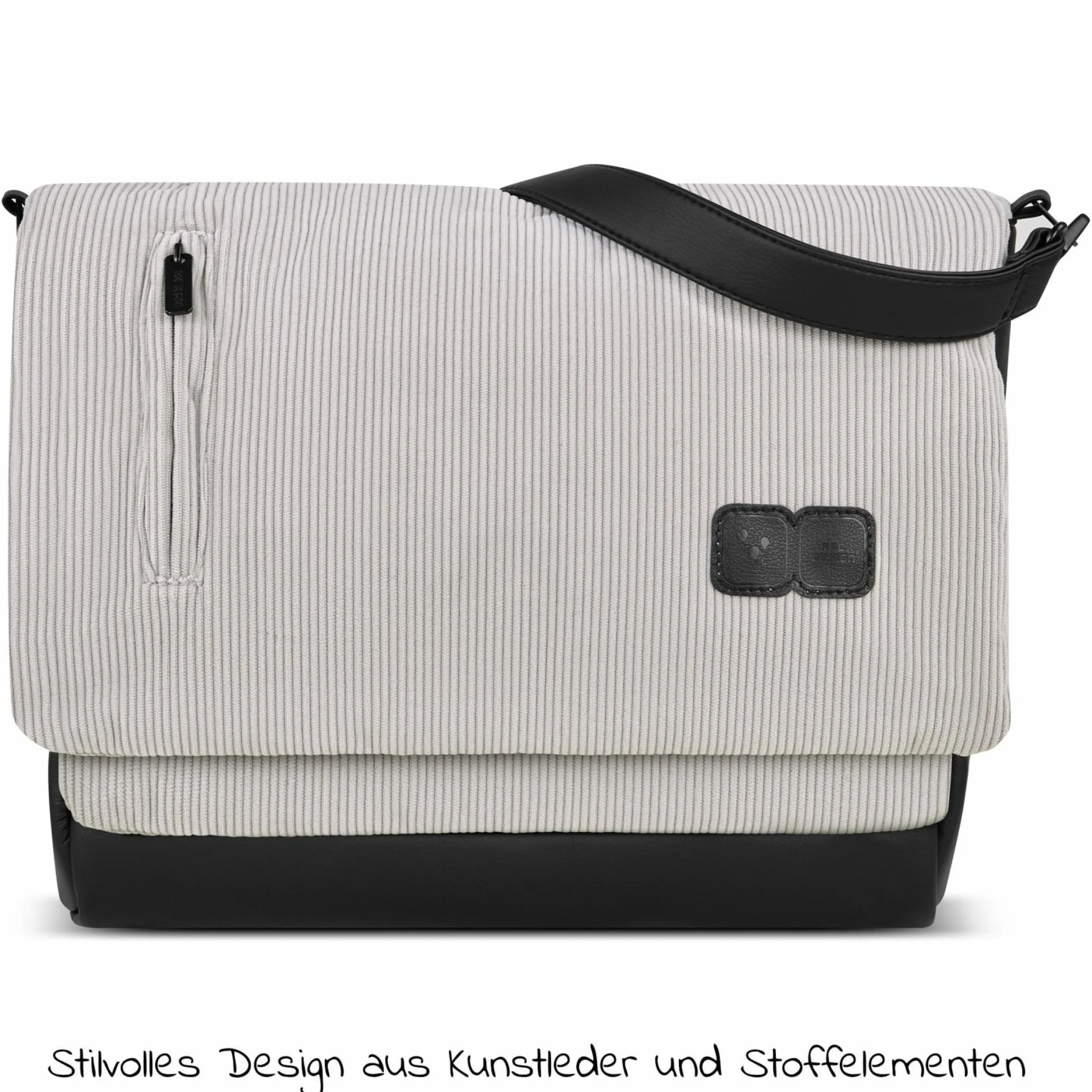 Wickeltasche Urban - inkl. Wickelunterlage & viel Zubehör - Biscuit
