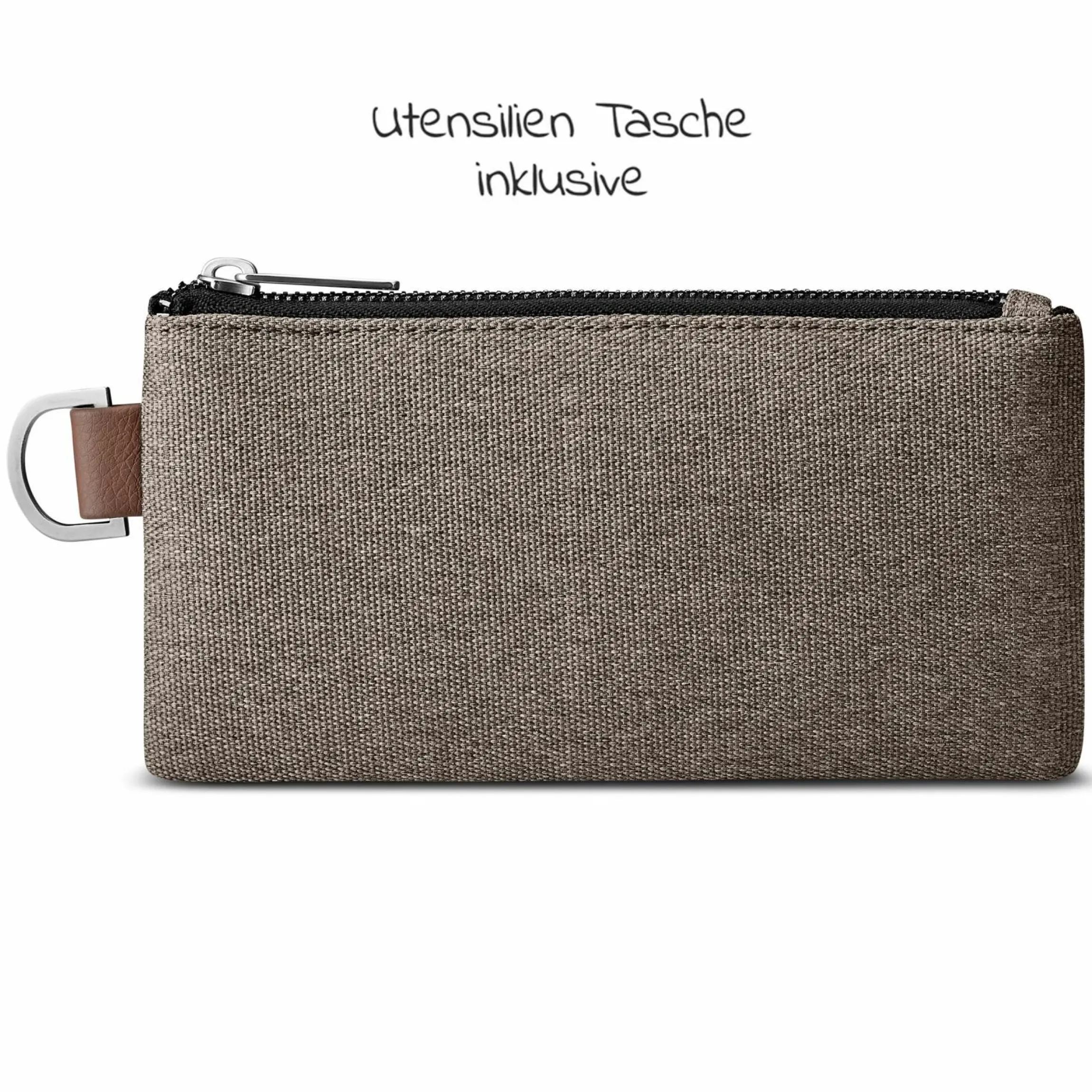 Wickeltasche Urban - inkl. Wickelunterlage & viel Zubehör - Fashion Edition - Nature