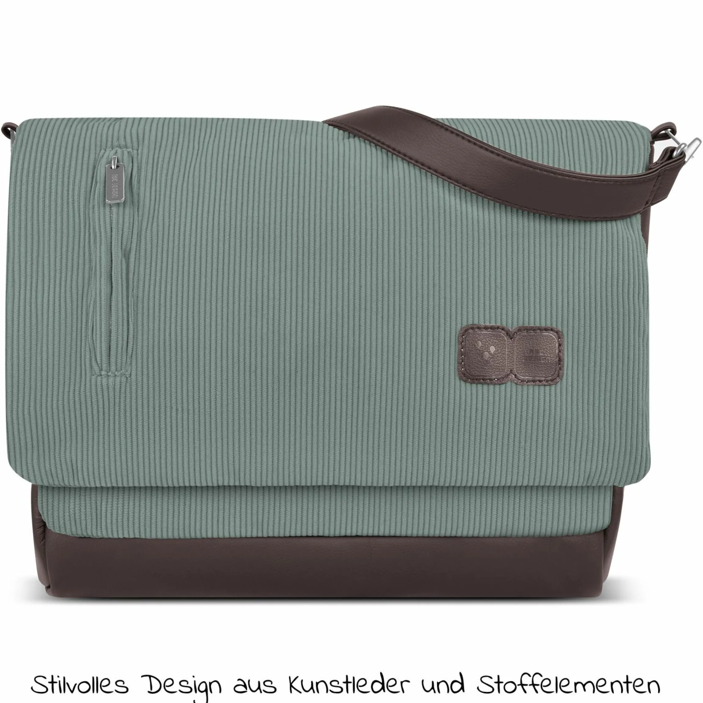 Wickeltasche Urban - inkl. Wickelunterlage & viel Zubehör - Aloe