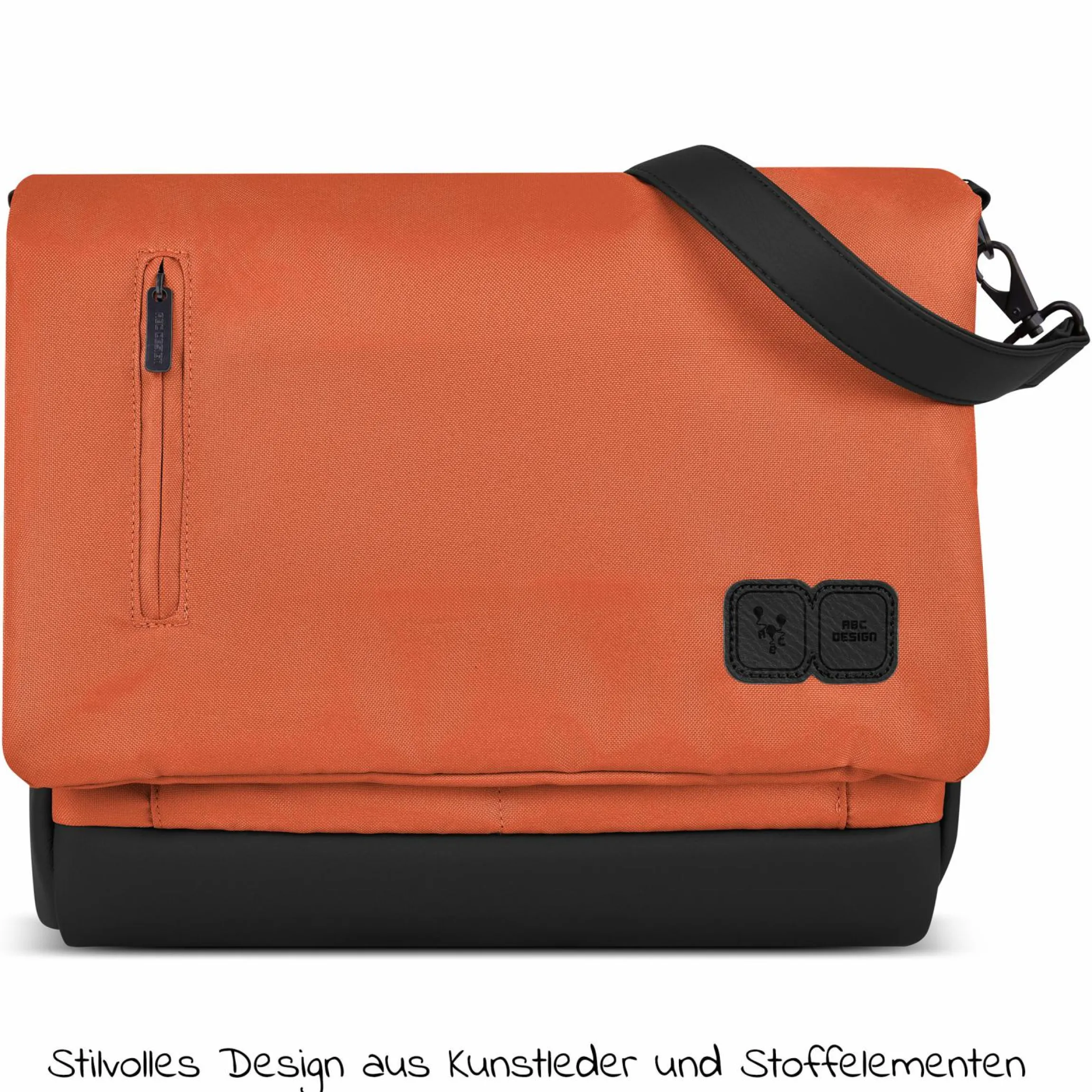 Wickeltasche Urban - inkl. Wickelunterlage & viel Zubehör - Carrot