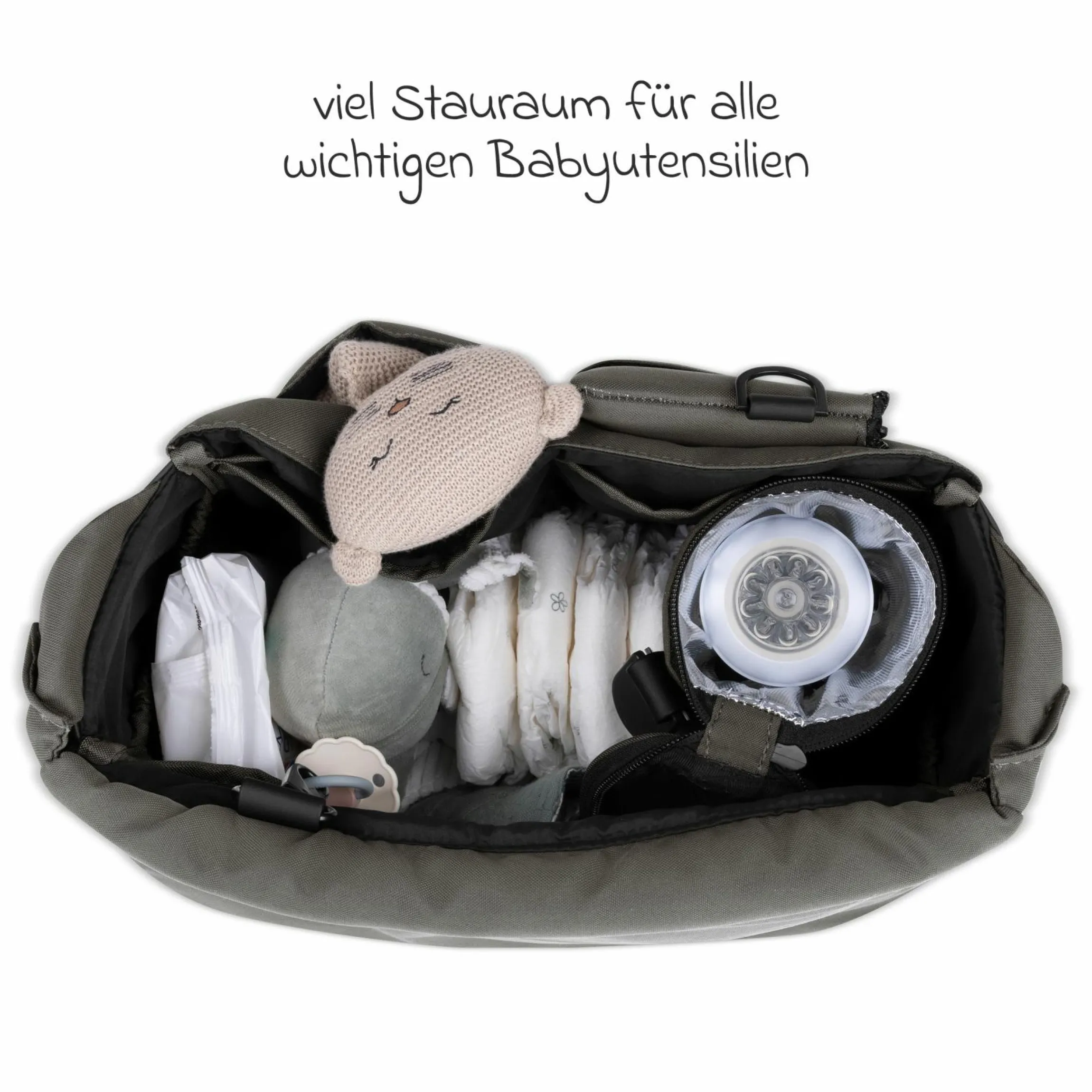 Wickeltasche Urban - inkl. Wickelunterlage & viel Zubehör - Cloud - Kollektion 2024