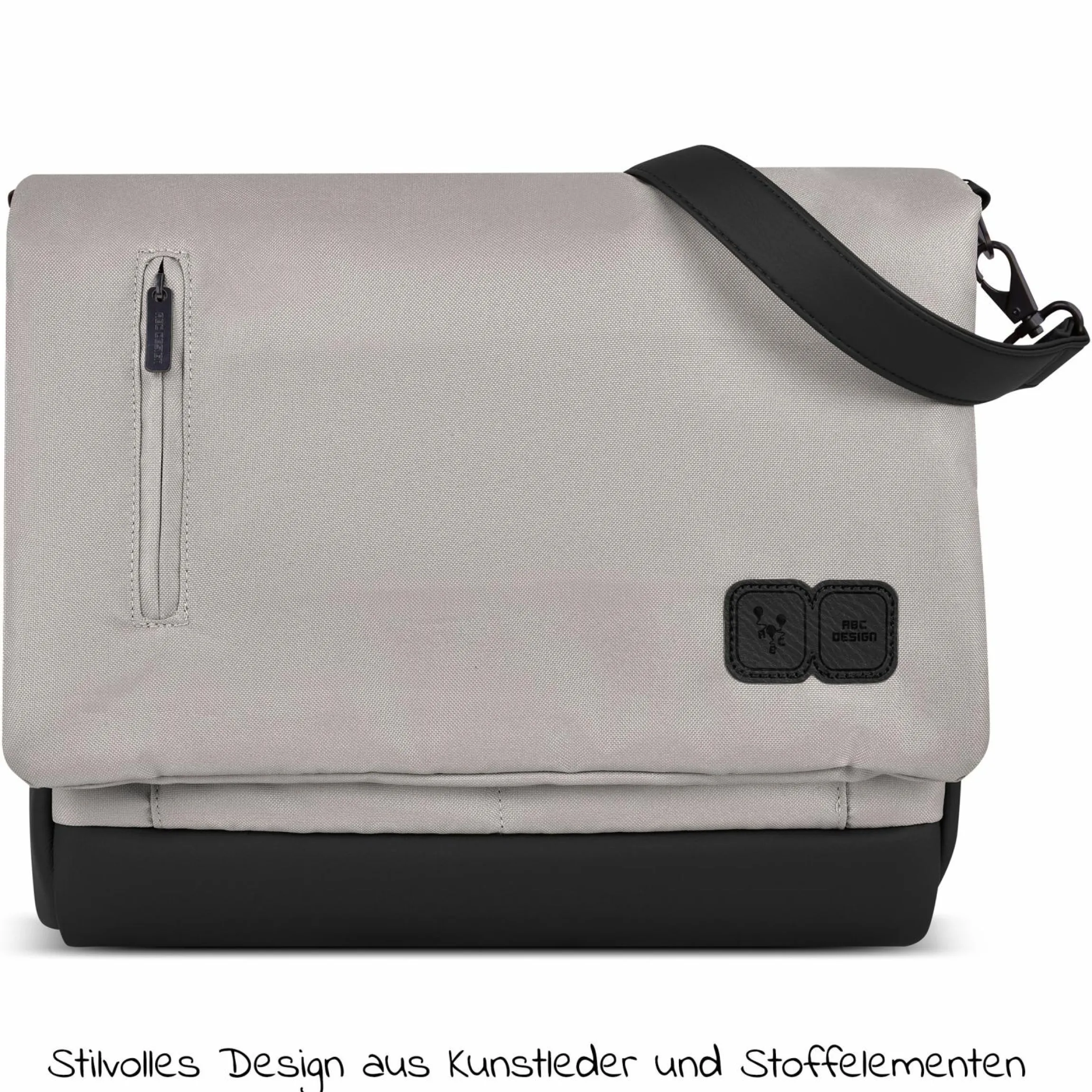 Wickeltasche Urban - inkl. Wickelunterlage & viel Zubehör - Powder