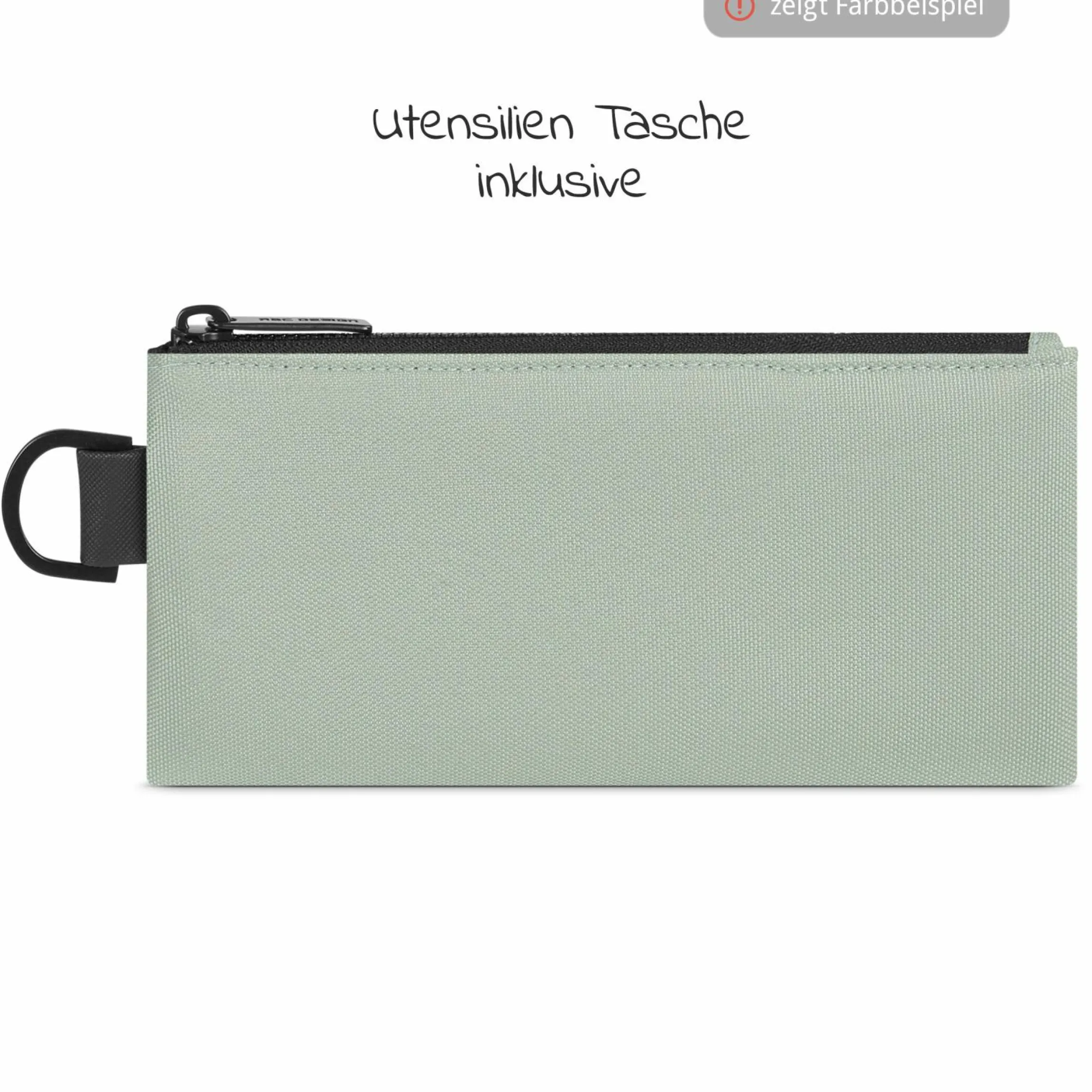 Wickeltasche Urban - inkl. Wickelunterlage & viel Zubehör - Powder