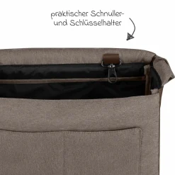 Wickeltasche Urban inkl. Wickelunterlage & viel Zubehör - Pure - Nature - Kollektion 2025