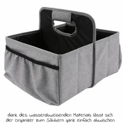 Wickeltisch-Organizer BO 500 - Grey & Black