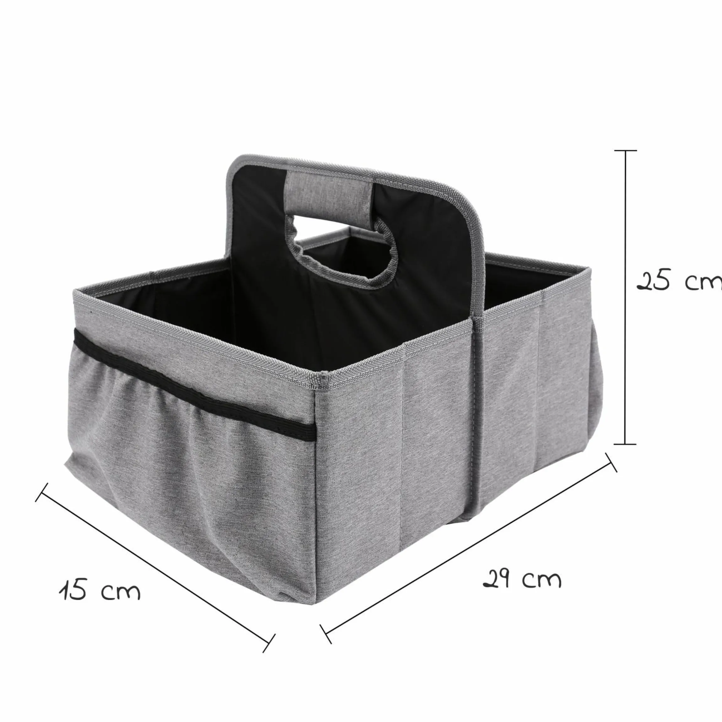 Wickeltisch-Organizer BO 500 - Grey & Black