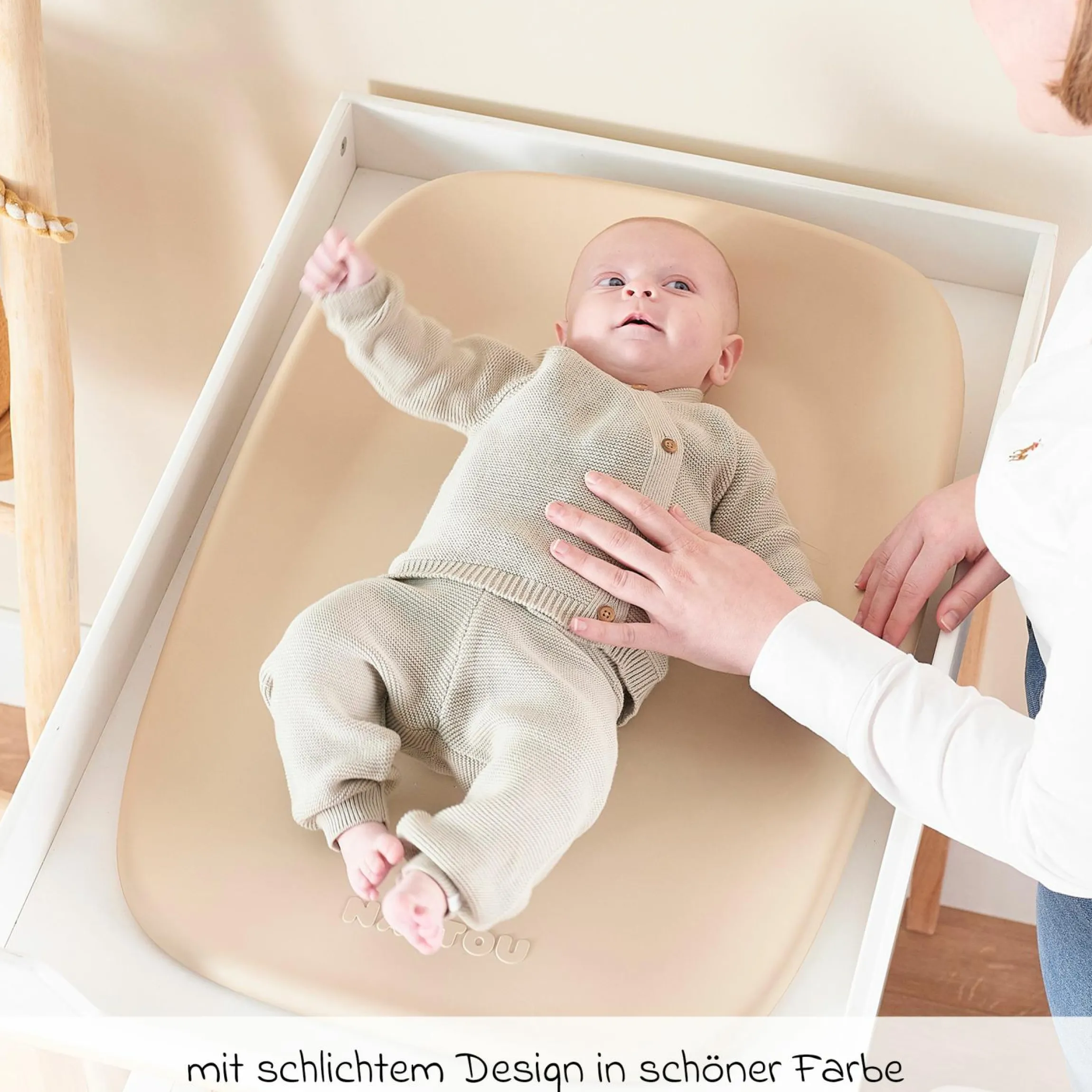 Wickelunterlage Softy 50 x 70 cm - Beige