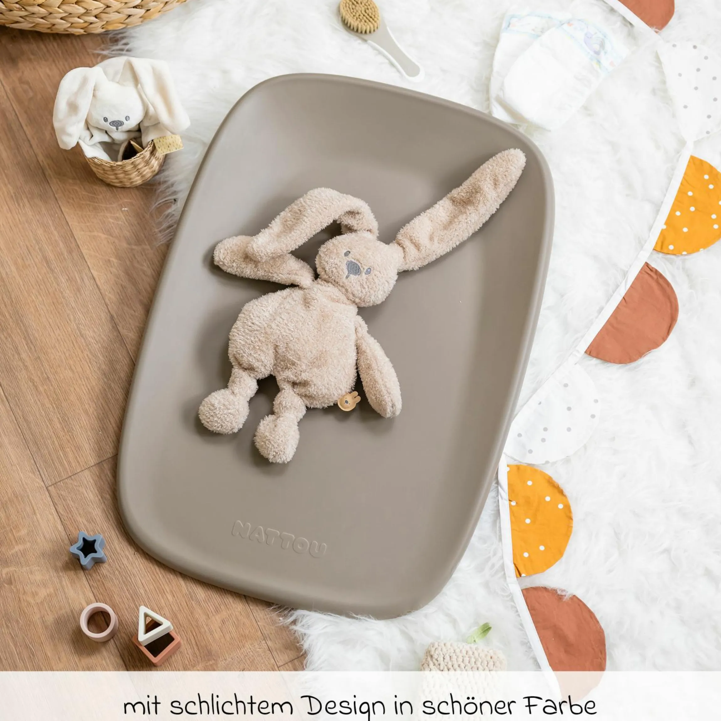 Wickelunterlage Softy 50 x 70 cm - Taupe