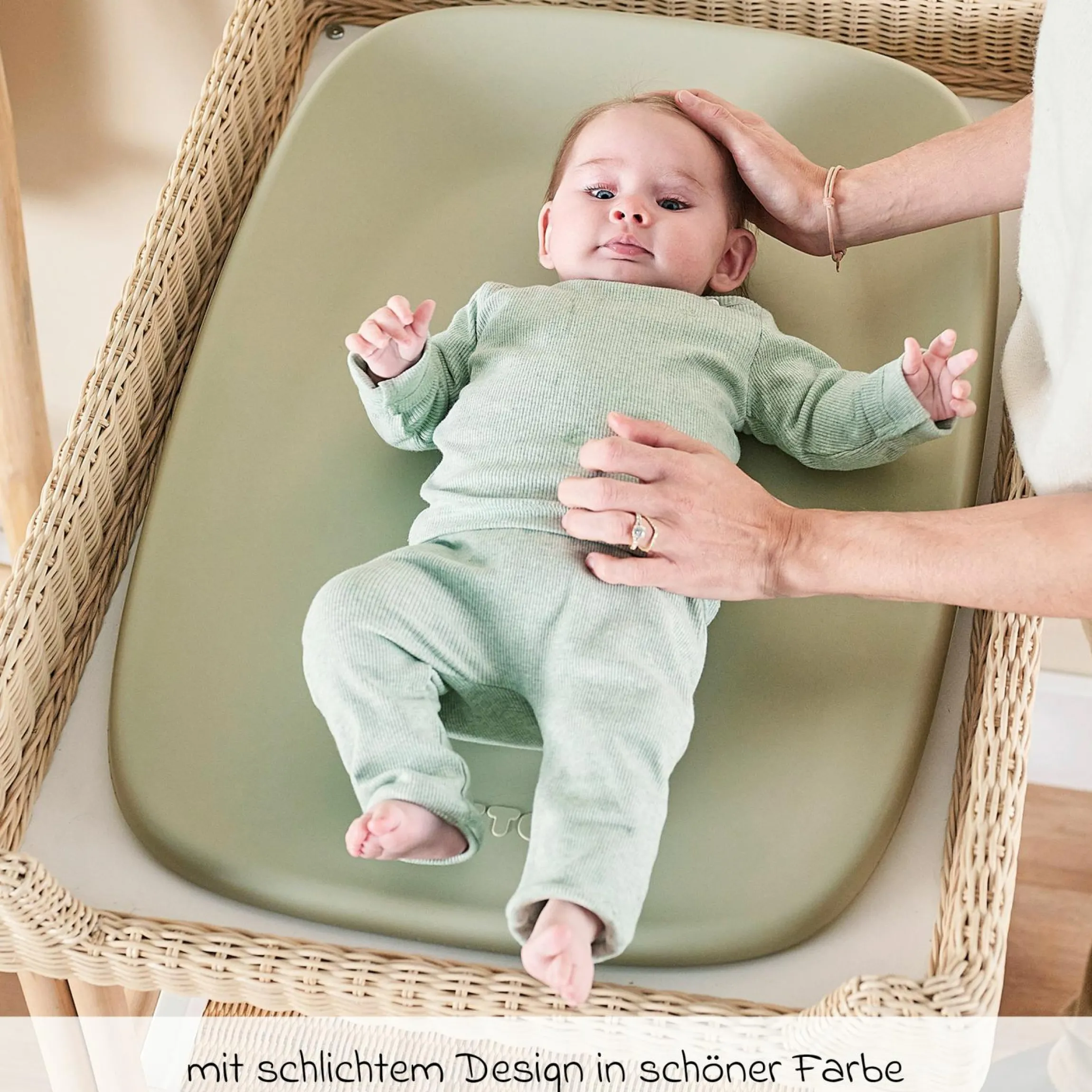 Wickelunterlage Softy 50 x 70 cm - Grün