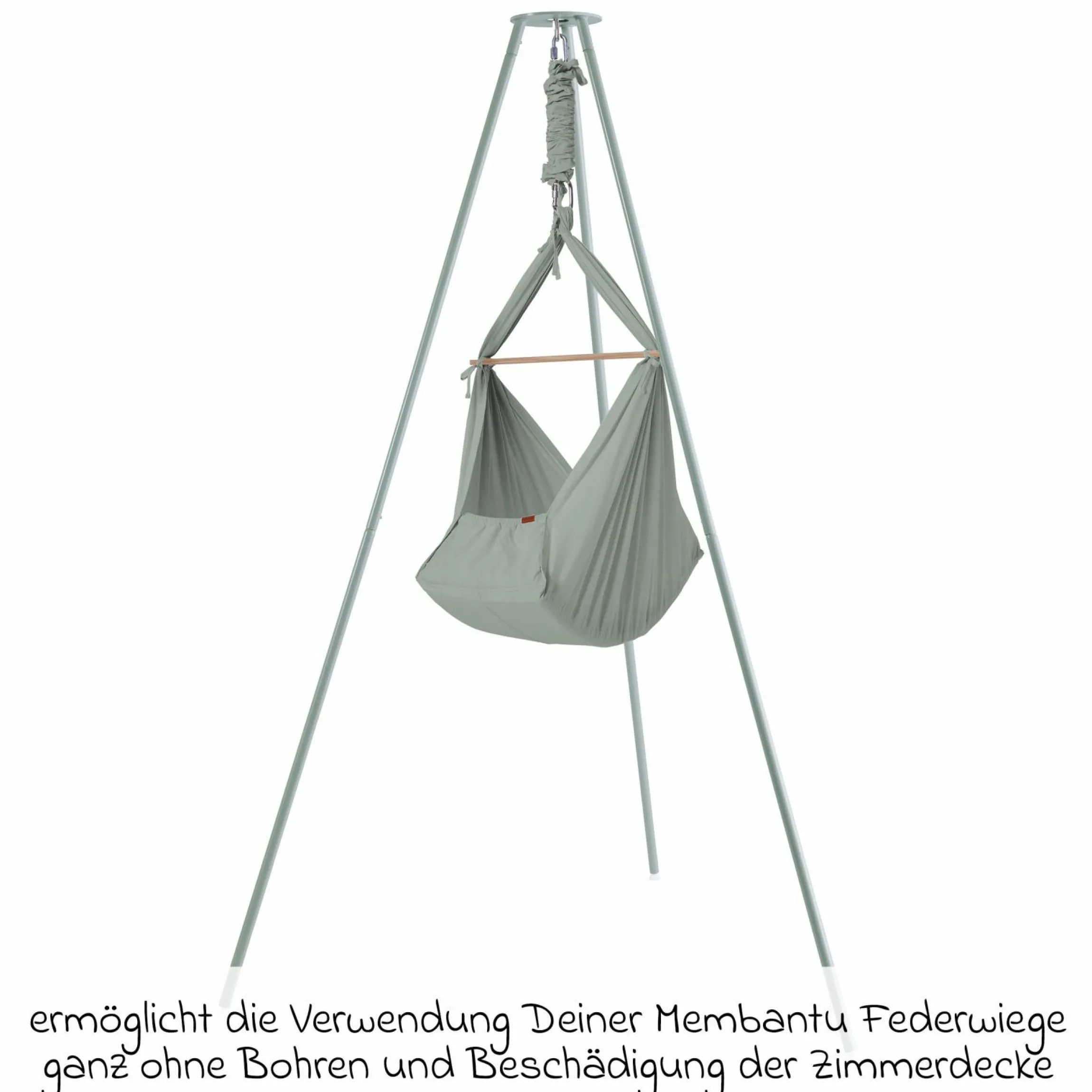 Wiegenständer Basic für Federwiege Membantu - Sage Green