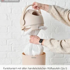 Windeleimer Dropy - Taupe