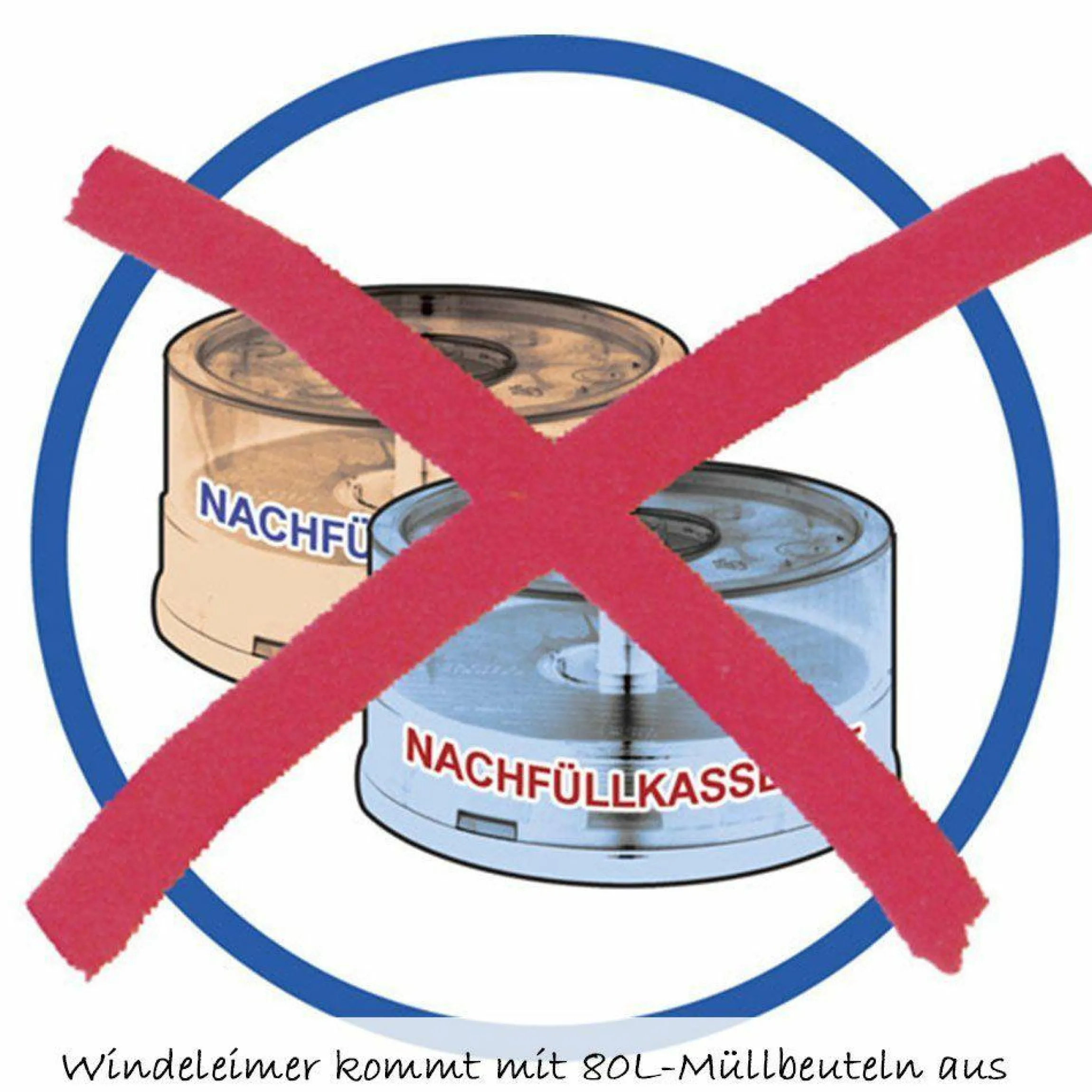 Windeleimer Medium - Silber