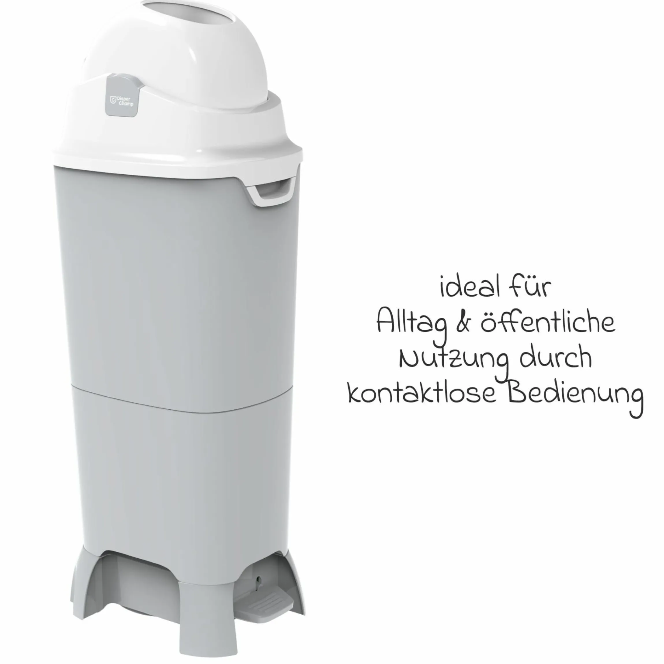 Windeleimer ONE Handsfree - Maxi - Silber
