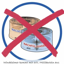 Windeleimer Regular - Silber