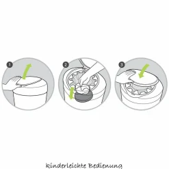 Windeleimer Simplee Sangenic inkl. 1 Nachfüllkassette   - Greenfilm™ - Weiß Grau