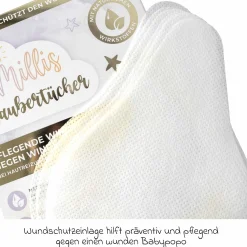 Windeleinlage / Zaubertücher 50er Pack - pflegende Wundschutzeinlage für Windeln zur Vorbeugung von Hautreizungen