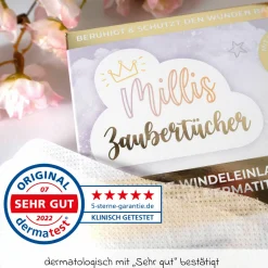 Windeleinlage / Zaubertücher 25er Pack - pflegende Wundschutzeinlage für Windeln zur Vorbeugung von Hautreizungen