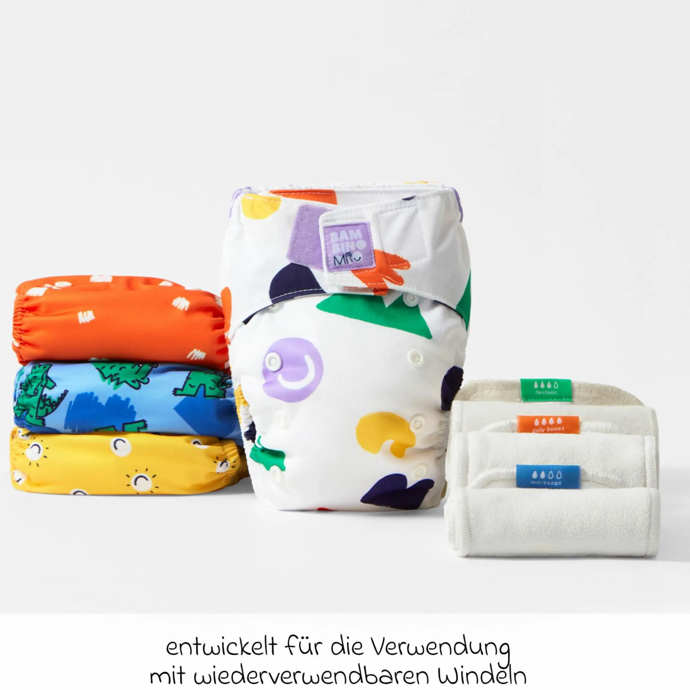 Windeleinlage 3er Pack wiederverwendbarer Daily Booster