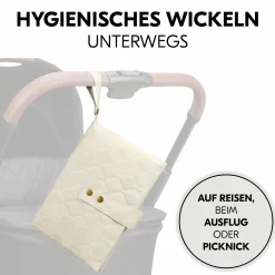 Windeltasche mit Wickelunterlage - Change N Walk - Beige