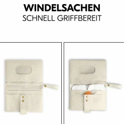 Windeltasche mit Wickelunterlage - Change N Walk - Beige