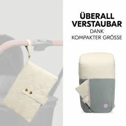 Windeltasche mit Wickelunterlage - Change N Walk - Beige