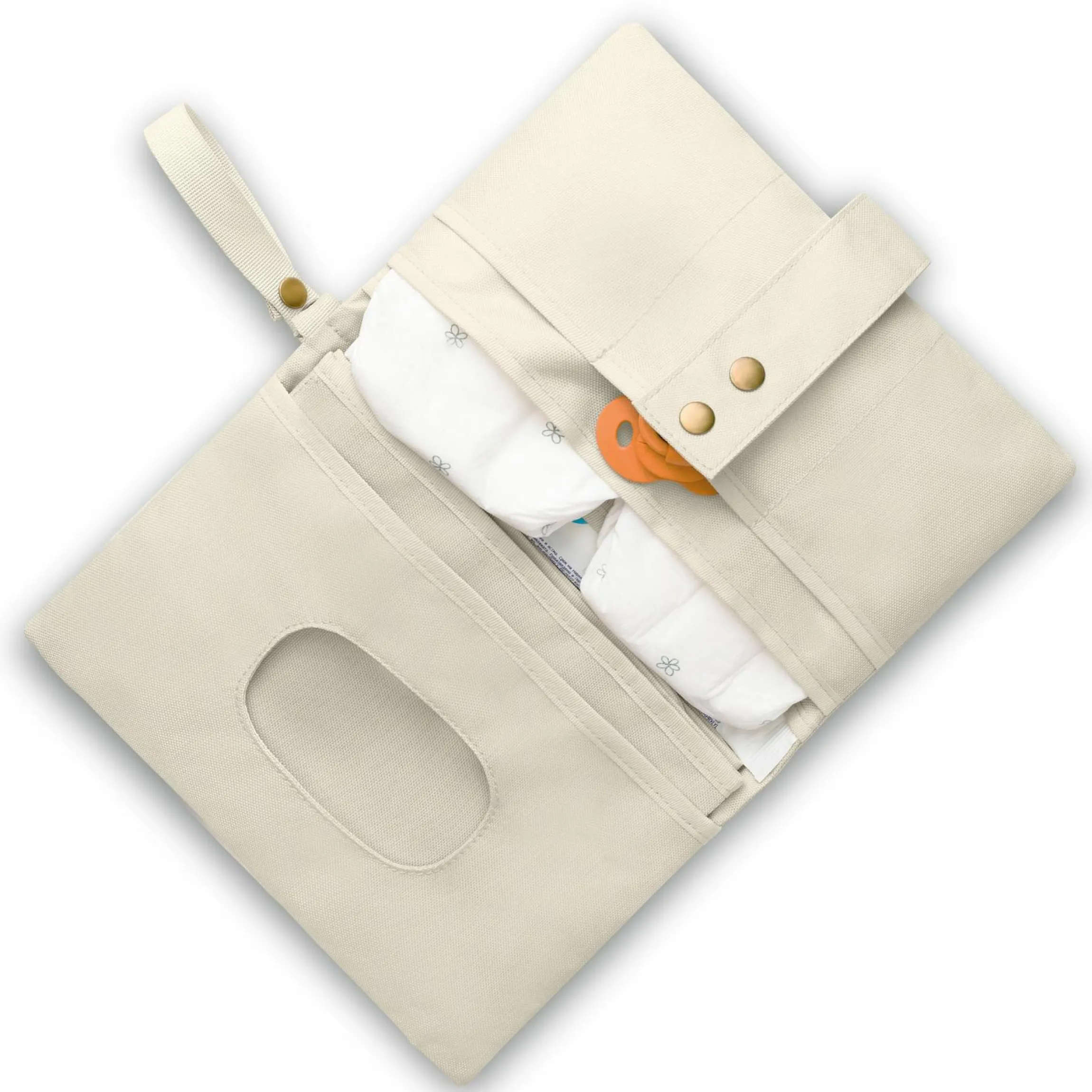 Windeltasche mit Wickelunterlage - Change N Walk - Beige