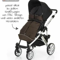 Winter-Fußsack für Kinderwagen & Buggy - Pure Edition - Grain