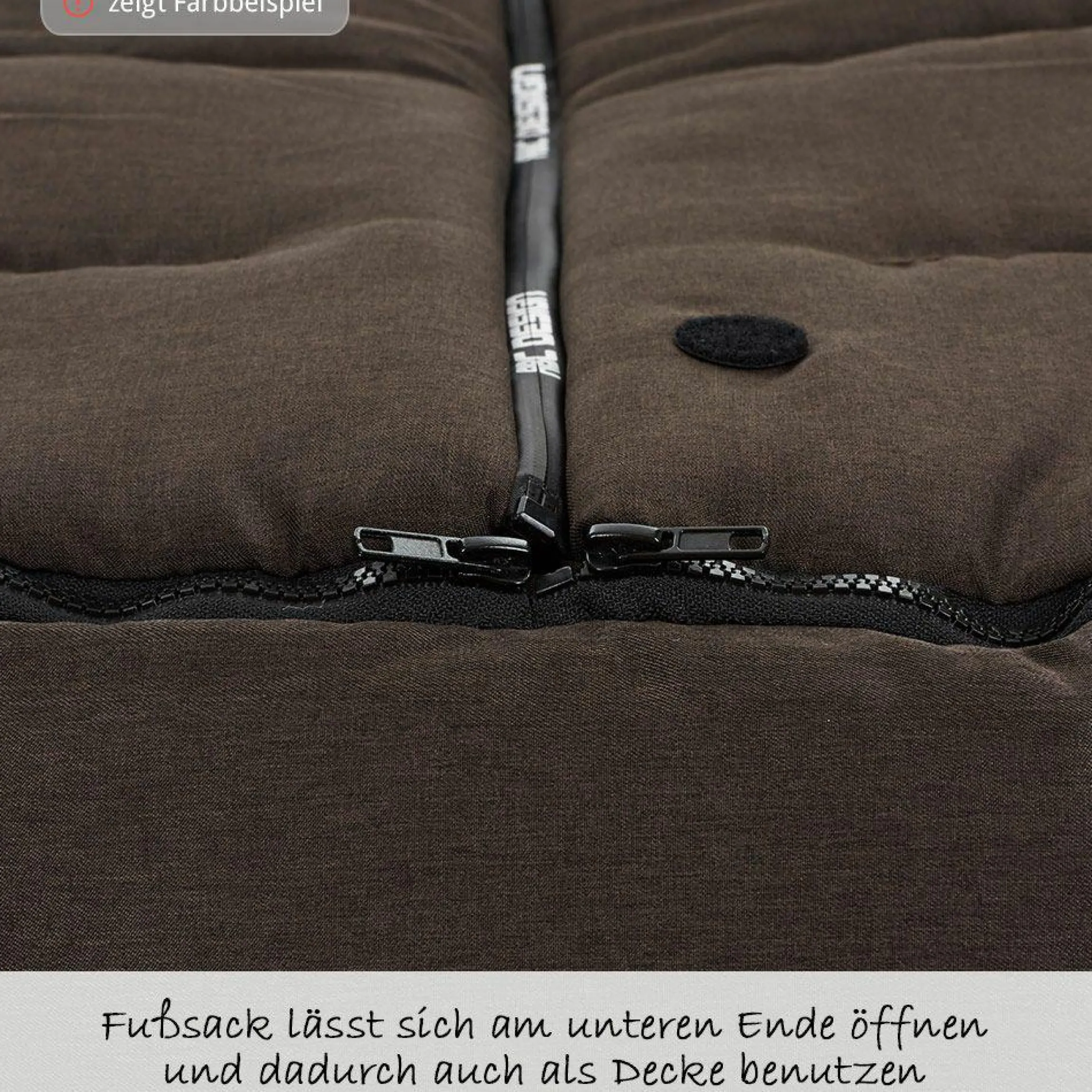 Winter-Fußsack für Kinderwagen - Fashion Edition - Nature