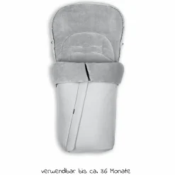 Winter-Fußsack für Kinderwagen und Buggy Pushchair Footmuff - Grau