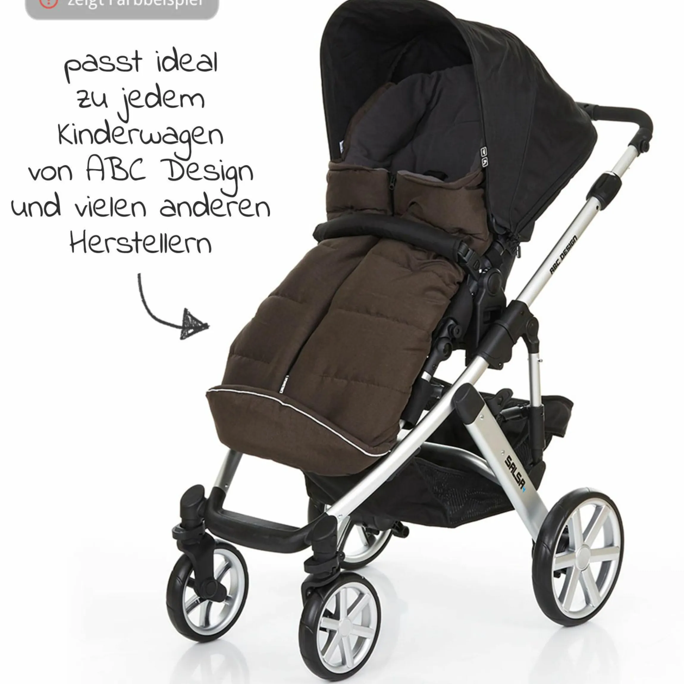 Winter-Fußsack für Kinderwagen & Buggy - Pure Edition - Berry