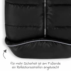 Winter-Fußsack für Kinderwagen - Black - Kollektion 2025