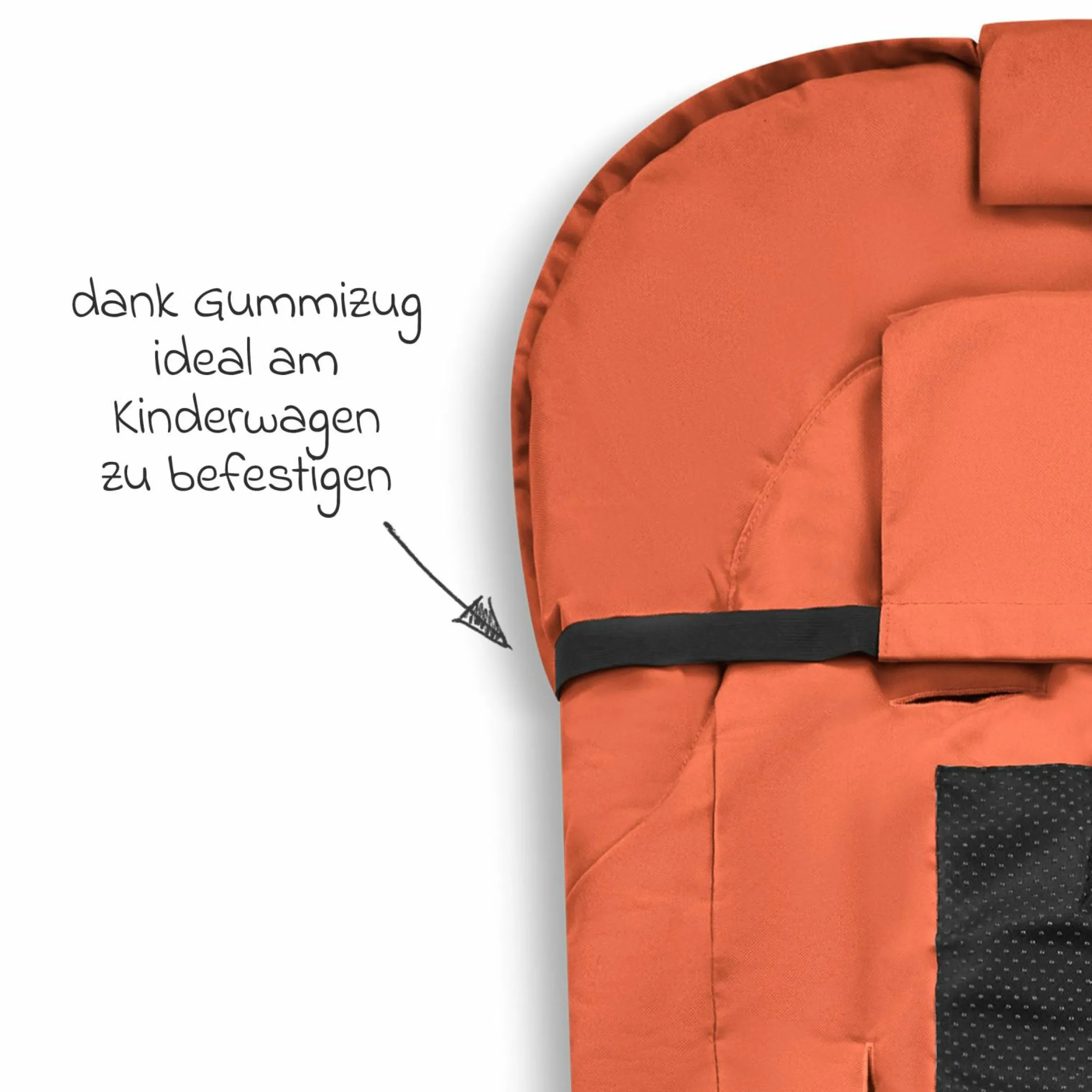 Winter-Fußsack für Kinderwagen & Buggy - Carrot