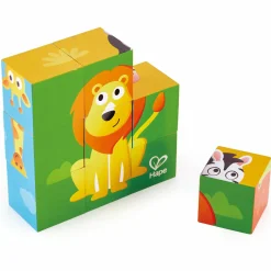 Würfel-Puzzle 9 Teile - Dschungel
