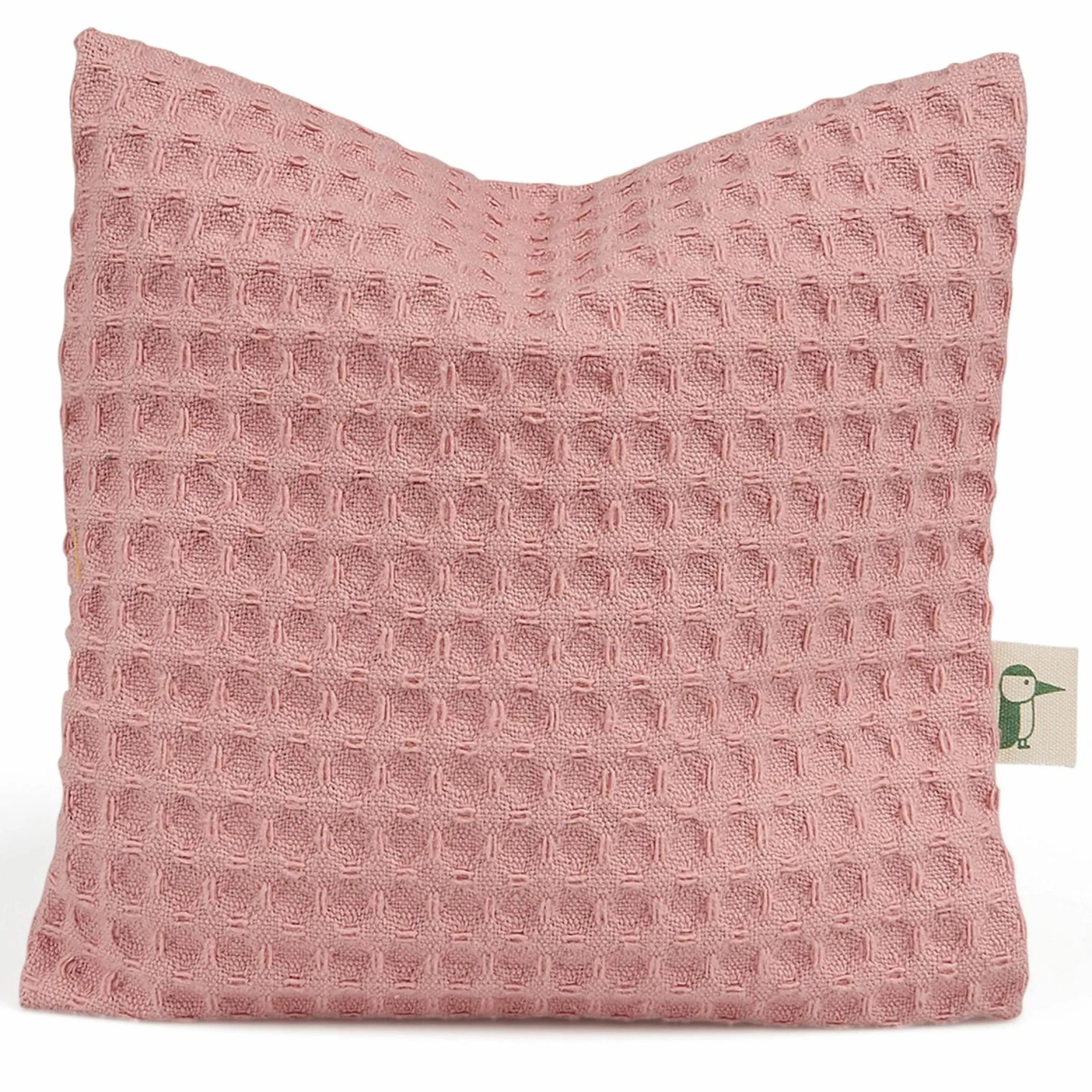 Wärmekissen mit Rapssamen-Füllung 13,5 x 13,5 cm - Waffelpique - Rosa