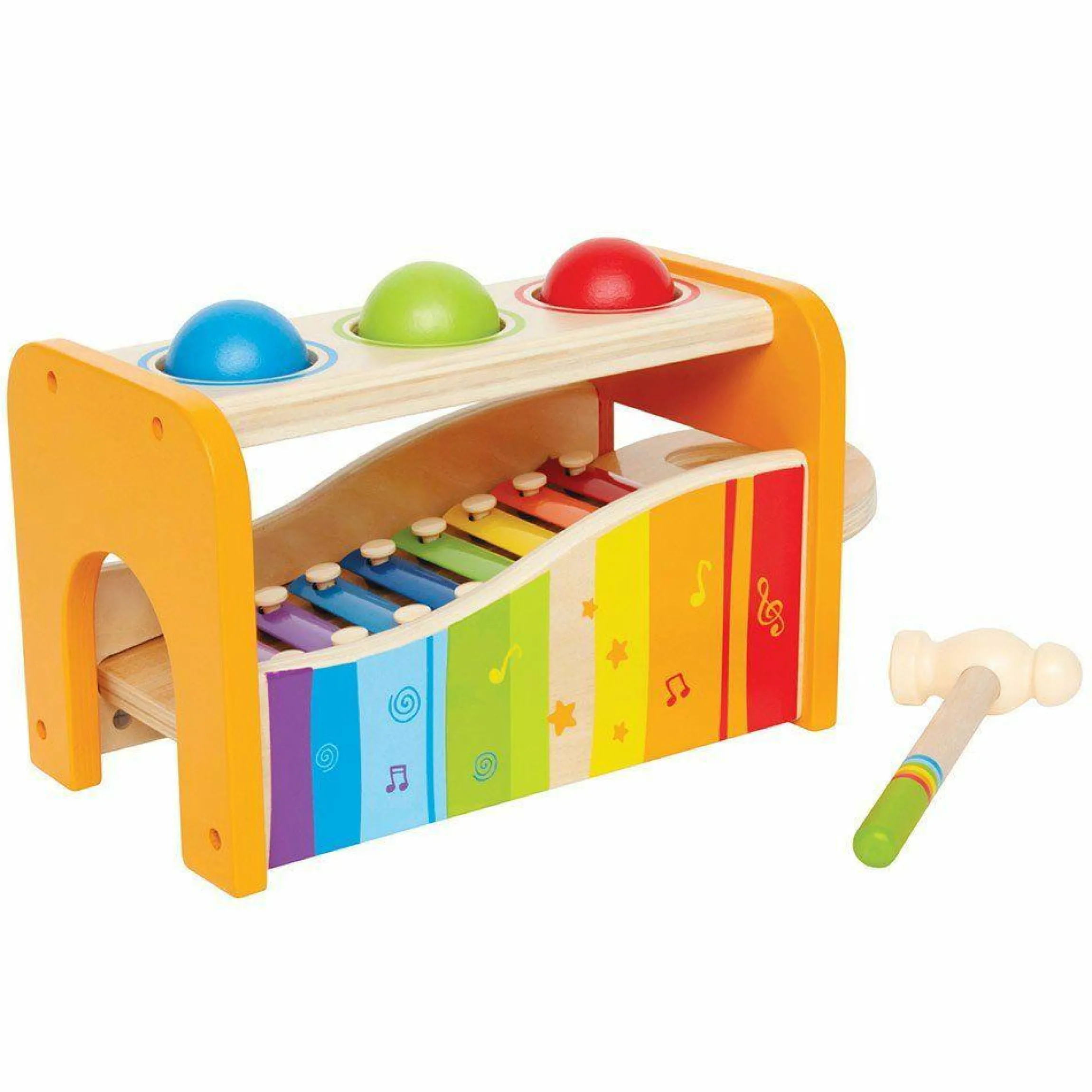 Xylophon und Hammerspiel 2 in 1