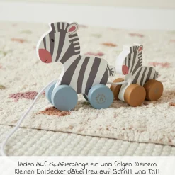 Ziehtier Zebras