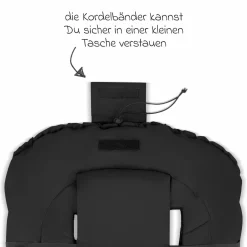 Zubehör-Set Kinderwagen mit Wickeltasche Easy, Winterfußsack, Regenschutz & Moskitonetz - Black