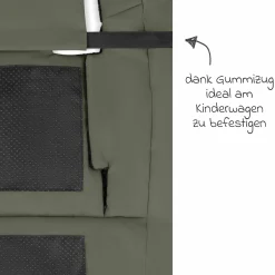 Zubehör-Set Kinderwagen mit Wickeltasche Easy, Winterfußsack, Regenschutz & Moskitonetz - - Wheat