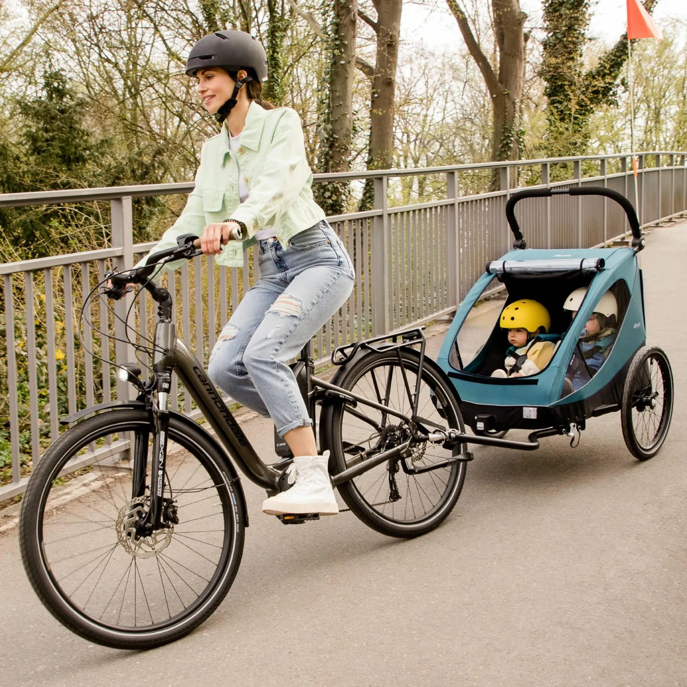 Zusatz- Fahrradkupplung für Dryk Duo Fahrradanhänger
