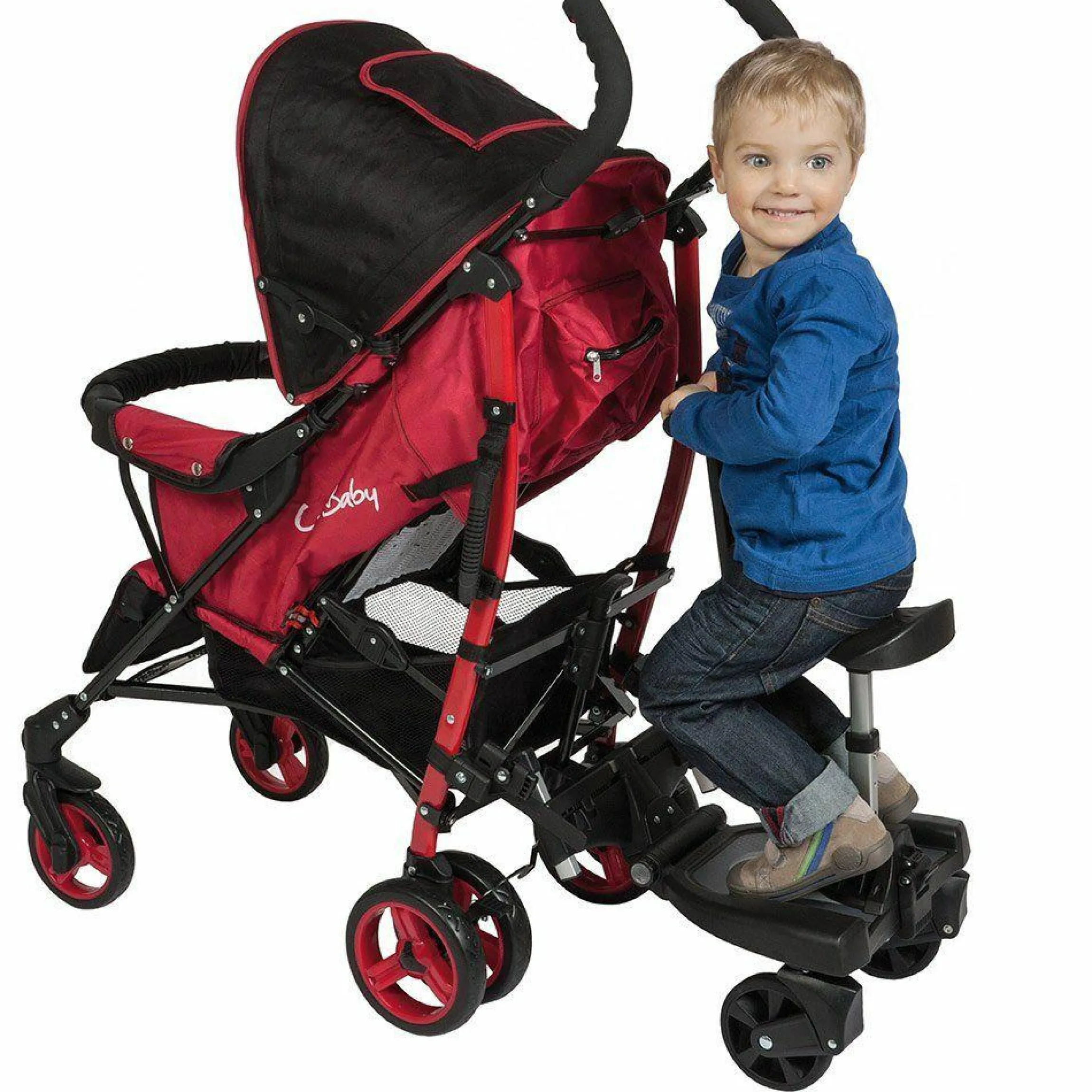 Zusatzsitz für Buggyboard Filliboard - Schwarz