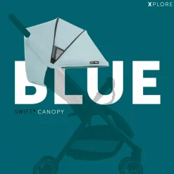 Zusatz-Sonnenverdeck für Buggy Swift X - Single Deluxe Canopy - Iceblue