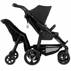Zweitsitz & Geschwistersitz Shuttle für Mono 3, Mono 4 & Pro - Schwarz - Kollektion 2025
