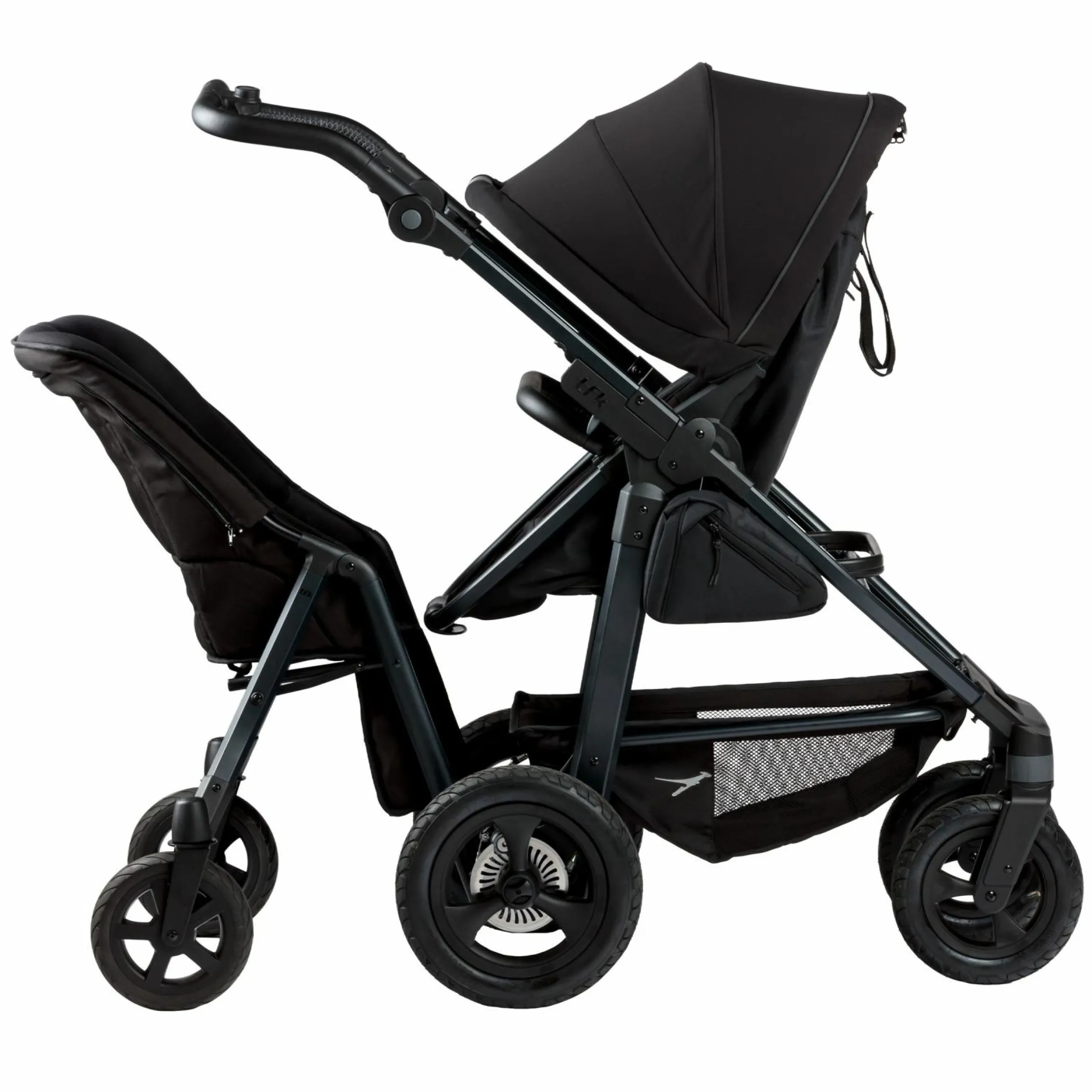 Zweitsitz & Geschwistersitz Shuttle für Mono 3, Mono 4 & Pro - Schwarz - Kollektion 2025