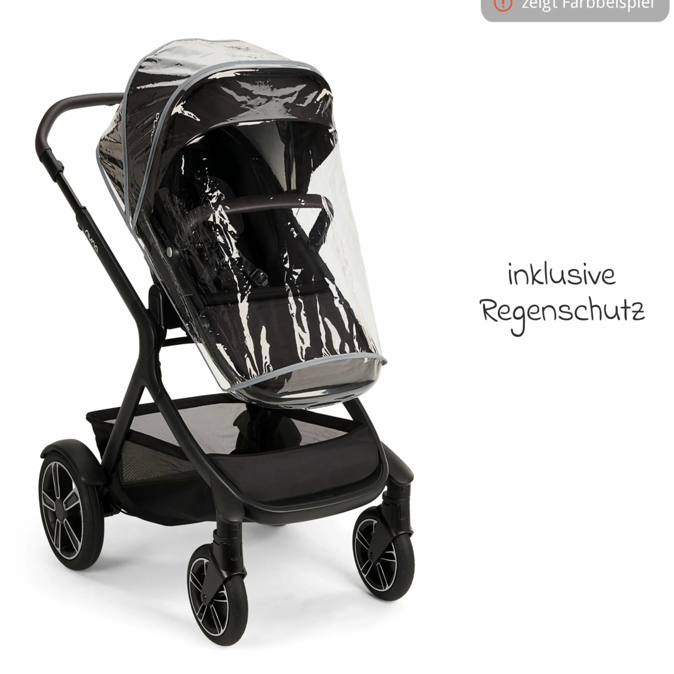 Zweit-Sportsitz DEMI next mit magnetischem Gurtverschluss inkl. Regenschutz - Biscotti - Kollektion 2025