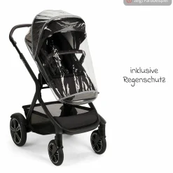 Zweit-Sportsitz DEMI next mit magnetischem Gurtverschluss inkl. Regenschutz - Pine - Kollektion 2025
